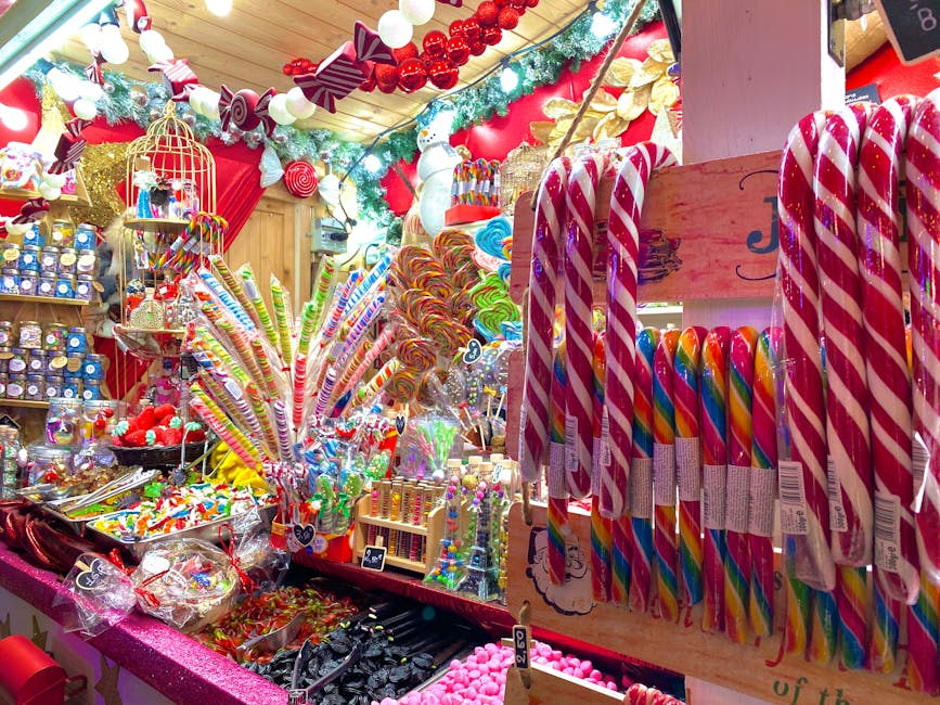 Confiseries de Noël disposées dans un plat