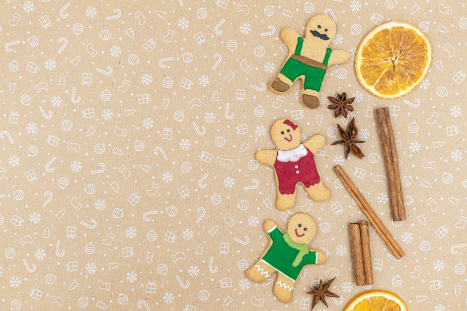 Pain d'épices décoré aux épices d'hiver